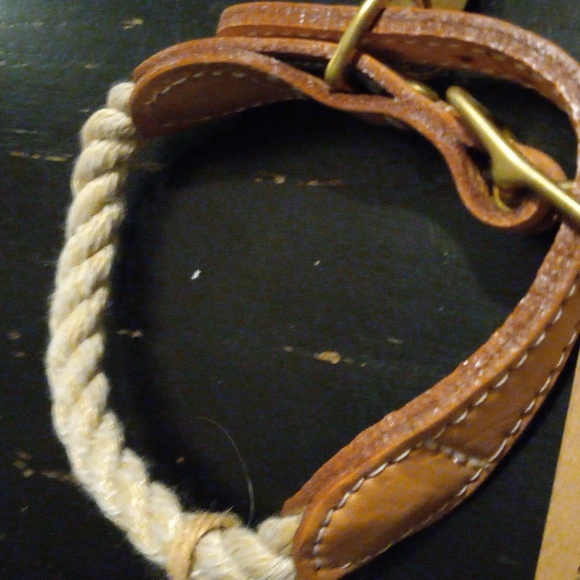 Small Rope and Leather collar - Picture 4 of 4